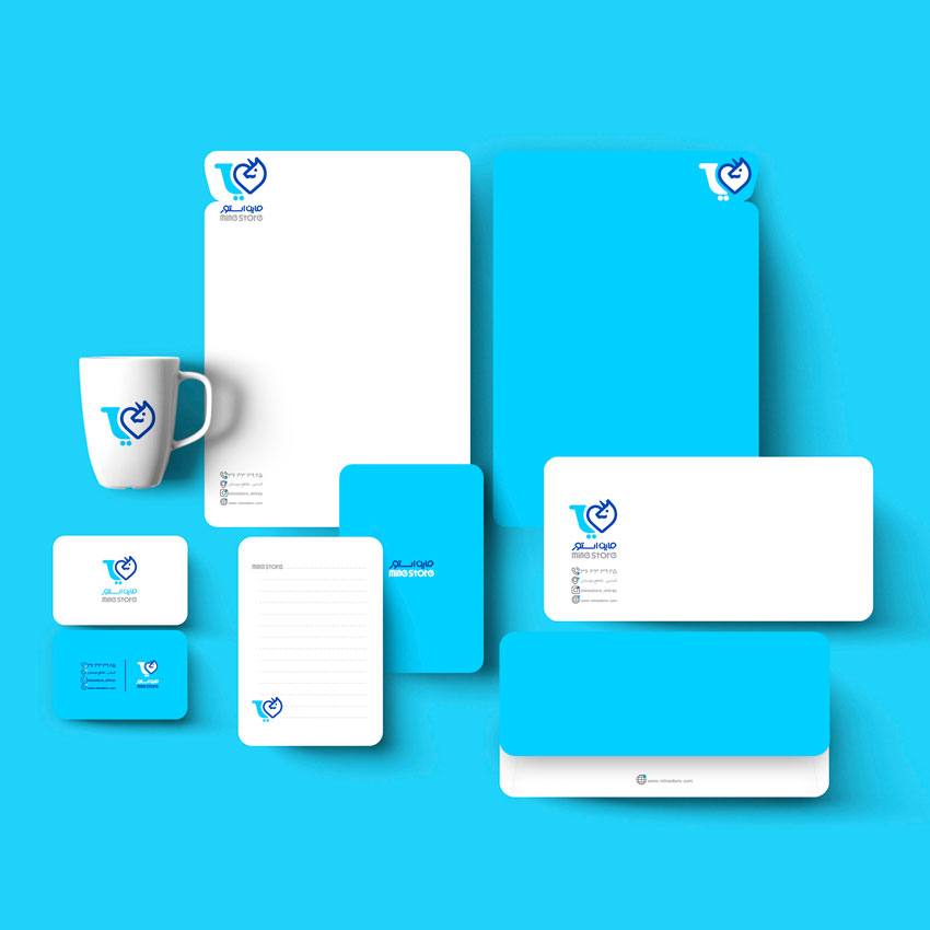 logo and Stationary design for Mine
